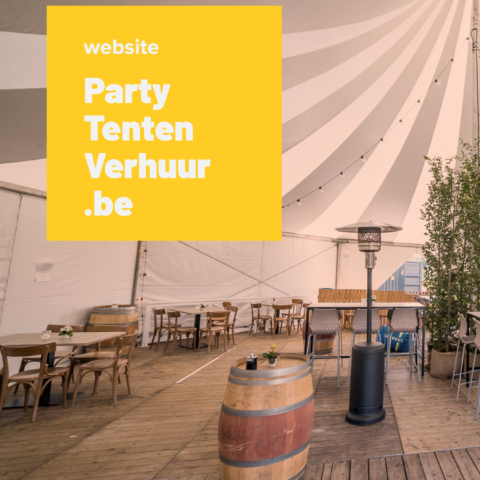 Website voor Partytentenverhuur